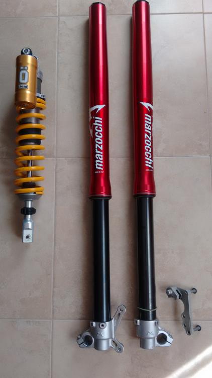 Modernizar Tropezón montaje Horquilla Marzocchi y Amortiguador Ohlins Beta - Compra - Venta de  Accesorios para motos - 2y4t.com