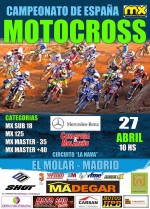 El próximo 27 de abril, Madrid vuelve a recuperar su prestigio en el MotoCross Nacional