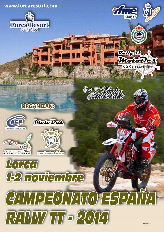 Lorca acoge la tercera del nacional de Rally TT