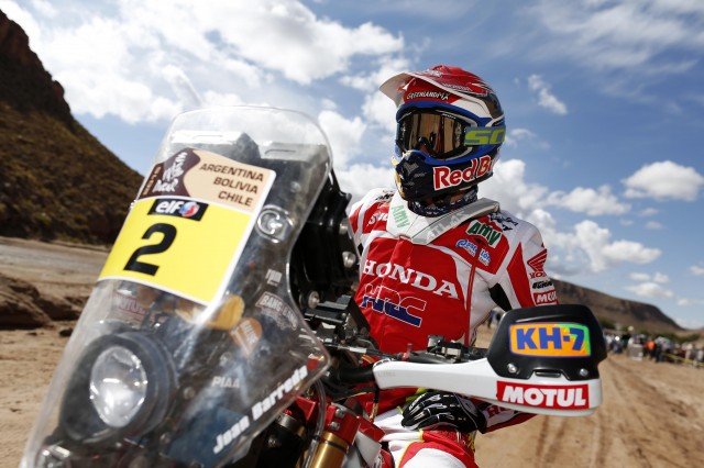 Joan Barreda suma su cuarta victoria en el Dakar 2015.